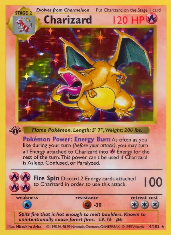 Charizard graded card